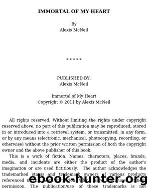 Immortal of My Heart by Unknown