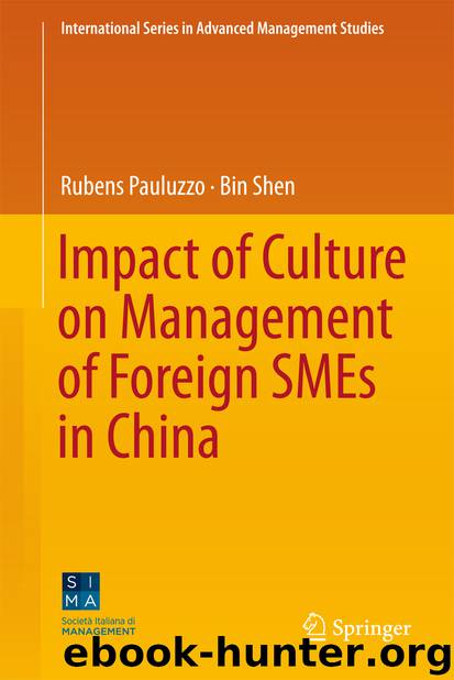 Impact of Culture on Management of Foreign SMEs in China by Rubens Pauluzzo & Bin Shen