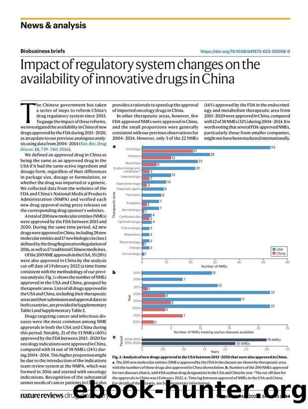 Impact of regulatory system changes on the availability of innovative drugs in China by Qianwei Ge & Lili Xu & Joseph A. DiMasi & Kenneth I. Kaitin & Liming Shao
