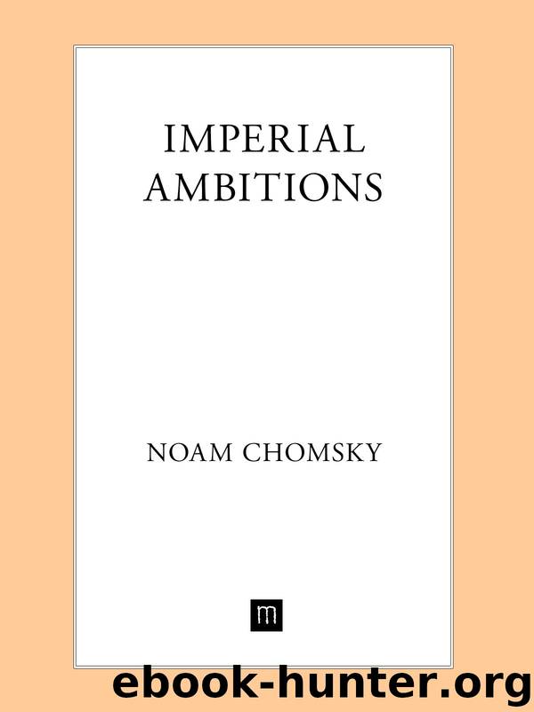 Imperial Ambitions by DAVID BARSAMIAN