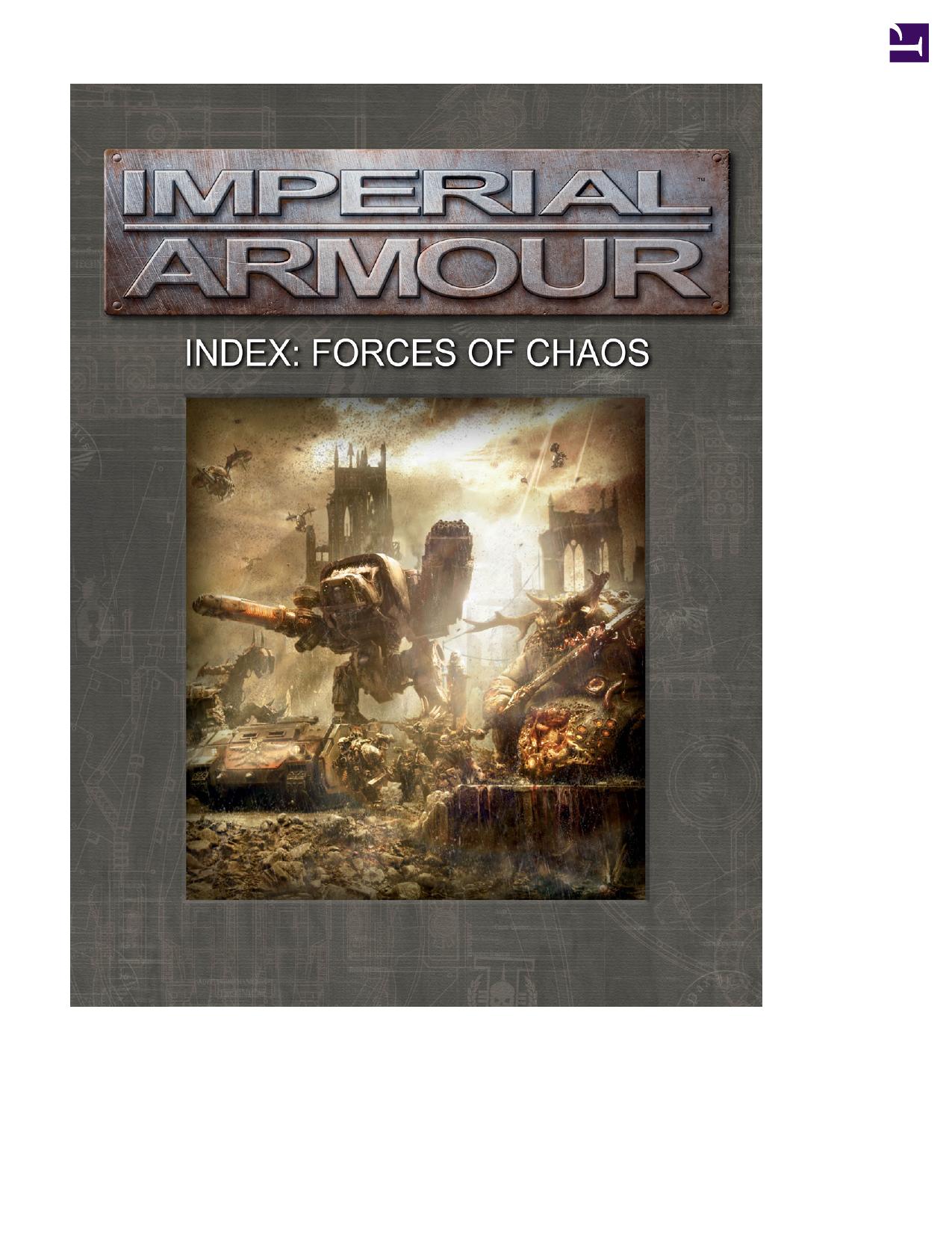 Imperial Armour - Index: Forces of Chaos by Games Workshop Ltd