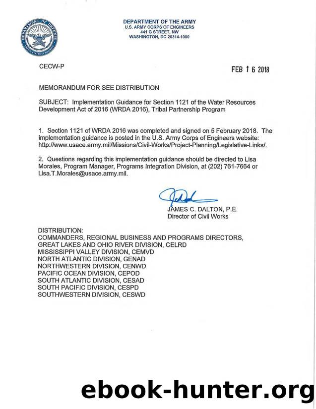 Implementation Guidance for Section 1121 by Unknown