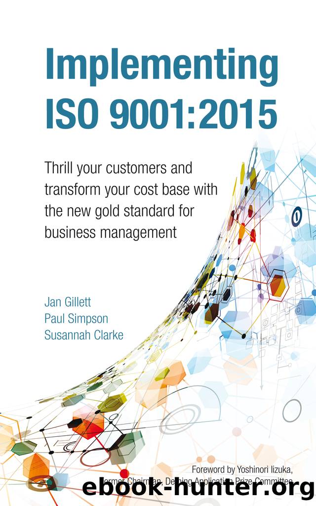 Implementing ISO 9001 by Jan Gillett