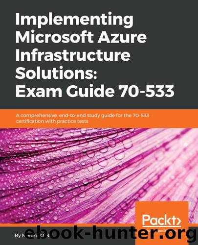 Implementing Microsoft Azure Infrastructure Solutions: Exam Guide 70-533 by Melony QIN