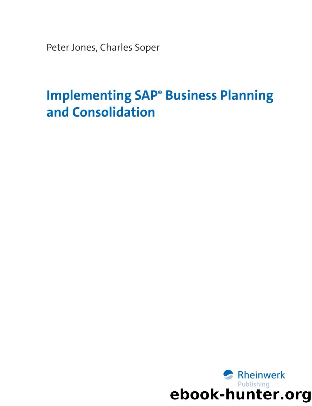 Implementing SAP Business Planning and Consolidation by Unknown