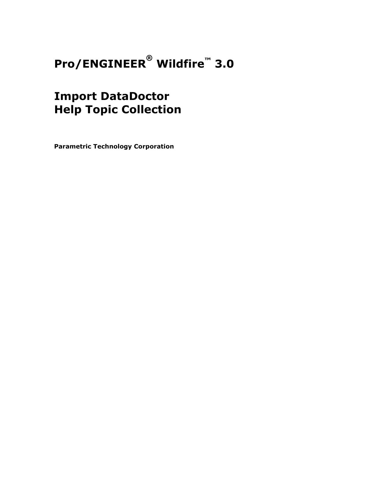 Import DataDoctor - Help Topic Collection by Unknown