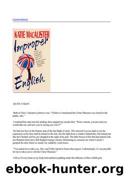Improper English by Katie MacAlister