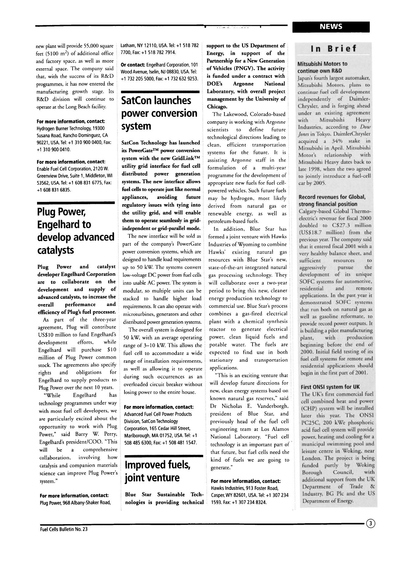Improved fuels, joint venture by Unknown