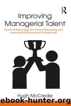 Improving Managerial Talent (for jack nick) by Hugh McCredie