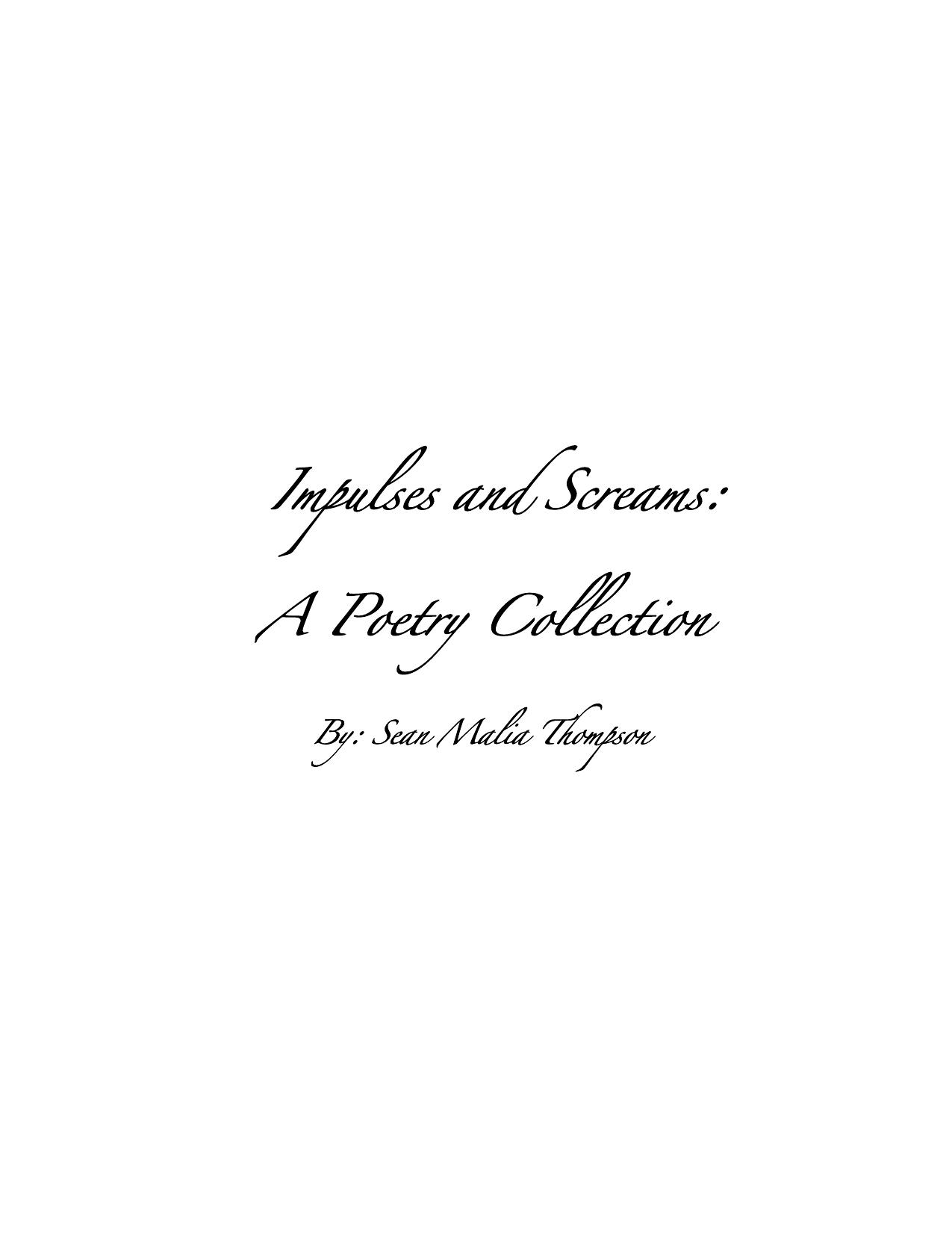 Impulses and Screams.pdf by Sean Thompson