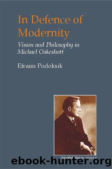 In Defence of Modernity by Efraim Podoksik
