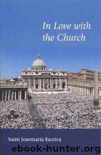 In Love with the Church by Escriva Josemaria