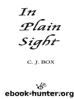 In Plain Sight by C. J. BOX
