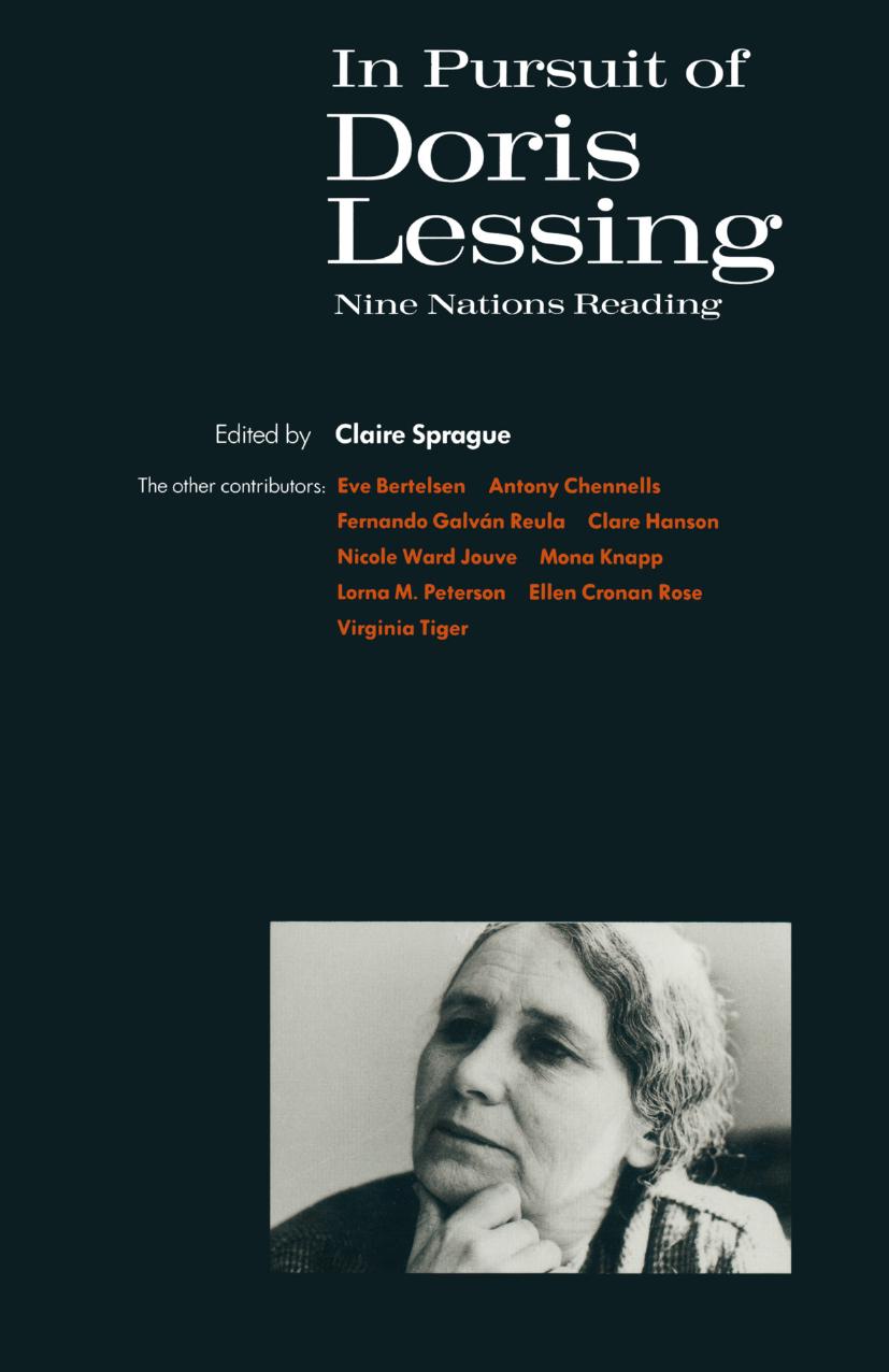 In Pursuit of Doris Lessing: Nine Nations Reading by Claire Sprague (eds.)