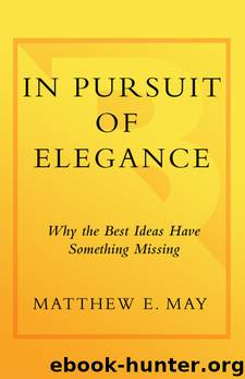 In Pursuit of Elegance by Matthew E. May