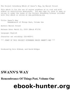 In Search of Lost Time: Swann's Way by Marcel Proust