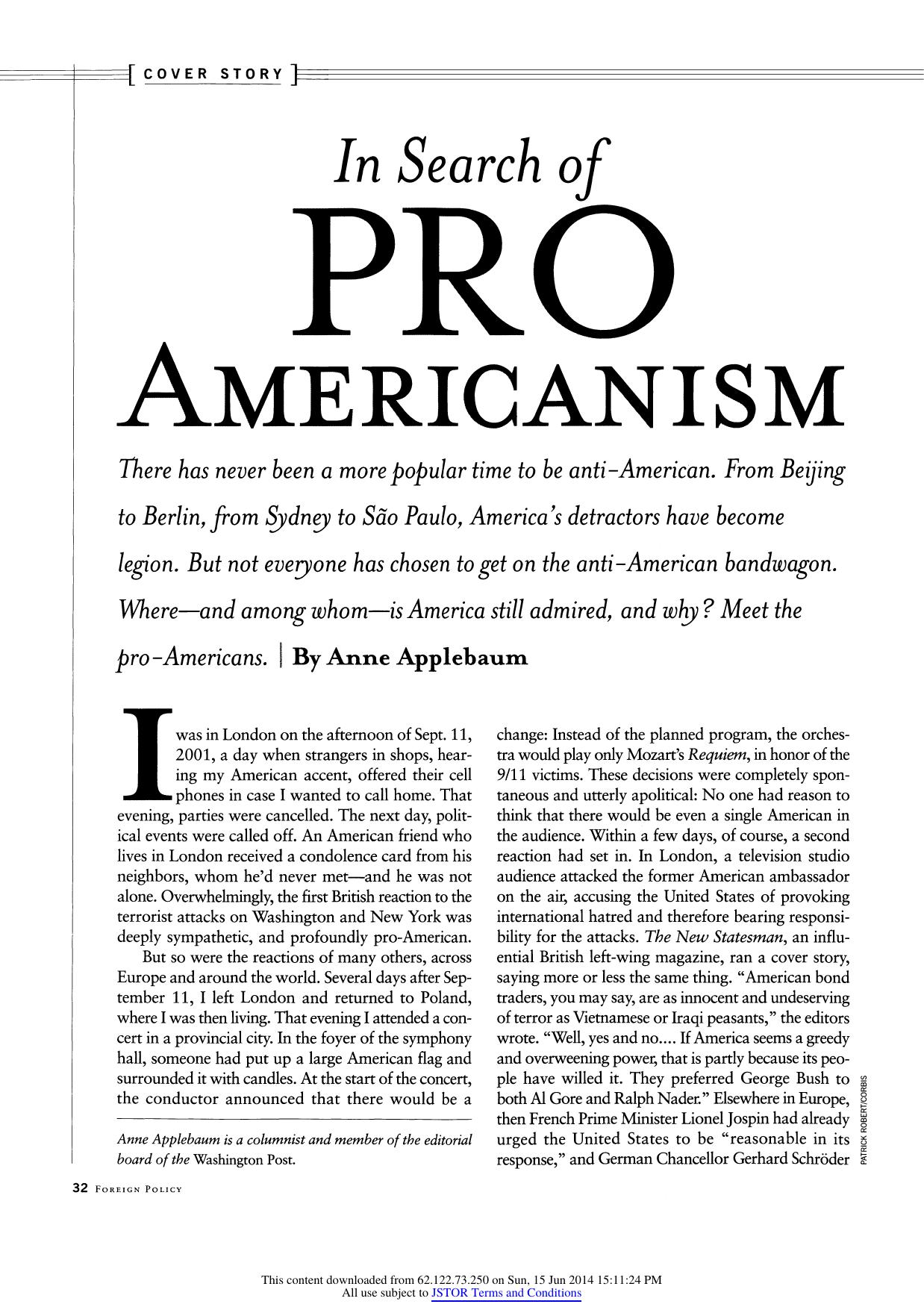 In Search of PRO Americanism by In Search of PRO Americanism (2005)