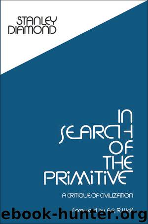 In Search of the Primitive by Diamond Stanley; Wolf Eric R.;