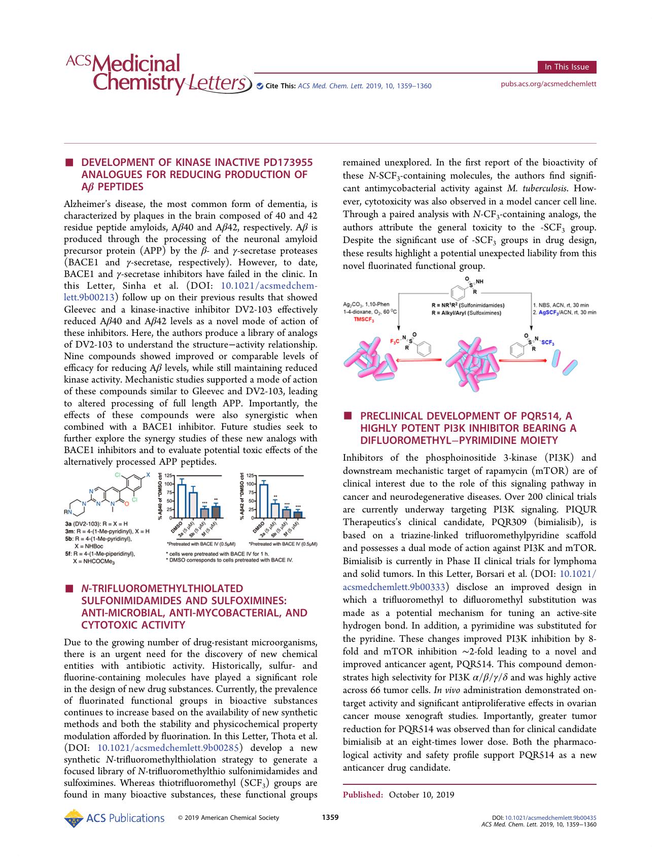 In This Issue, Volume 10, Issue 10 by William C. K. Pomerantz