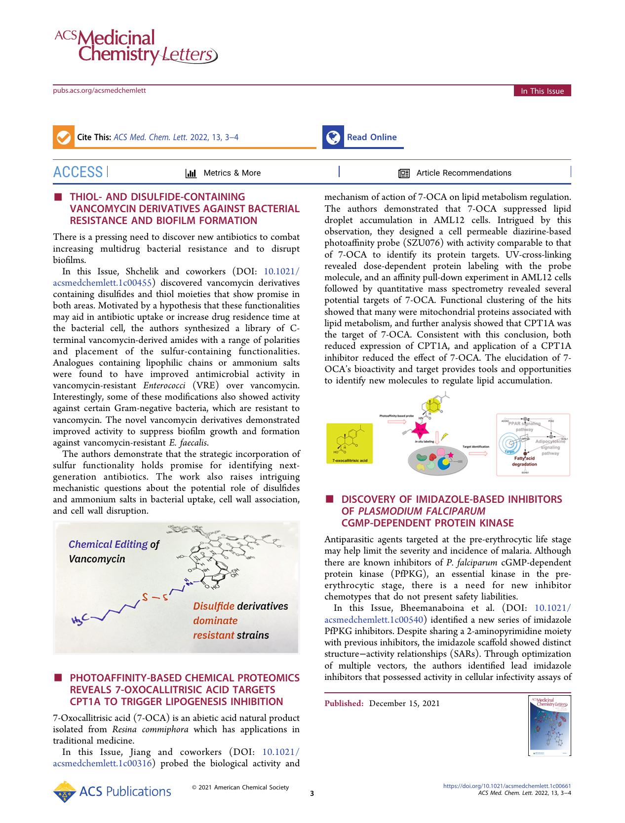 In This Issue, Volume 12, Issue 12 by Naomi S. Rajapaksa