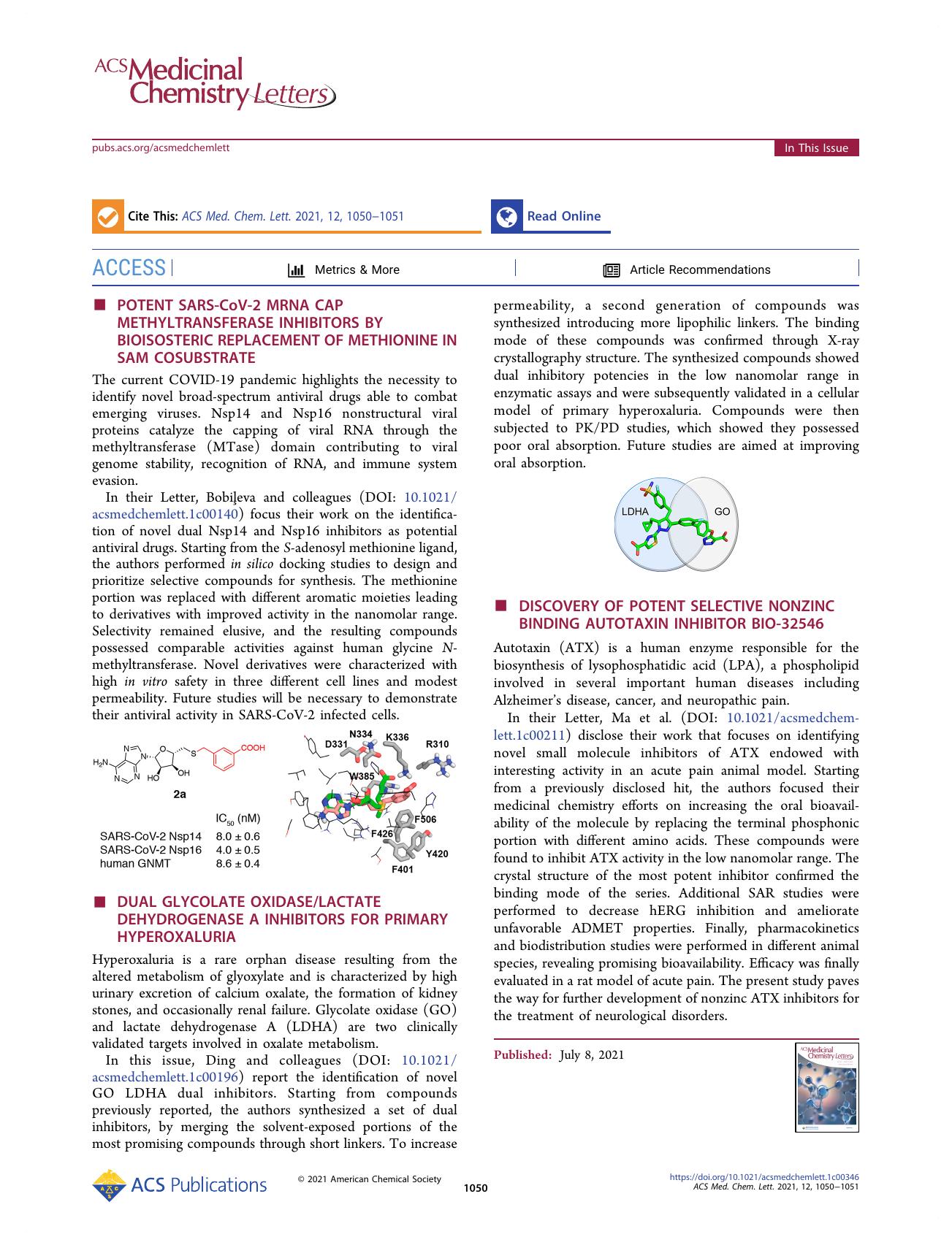 In This Issue, Volume 12, Issue 7 by Annalaura Brai