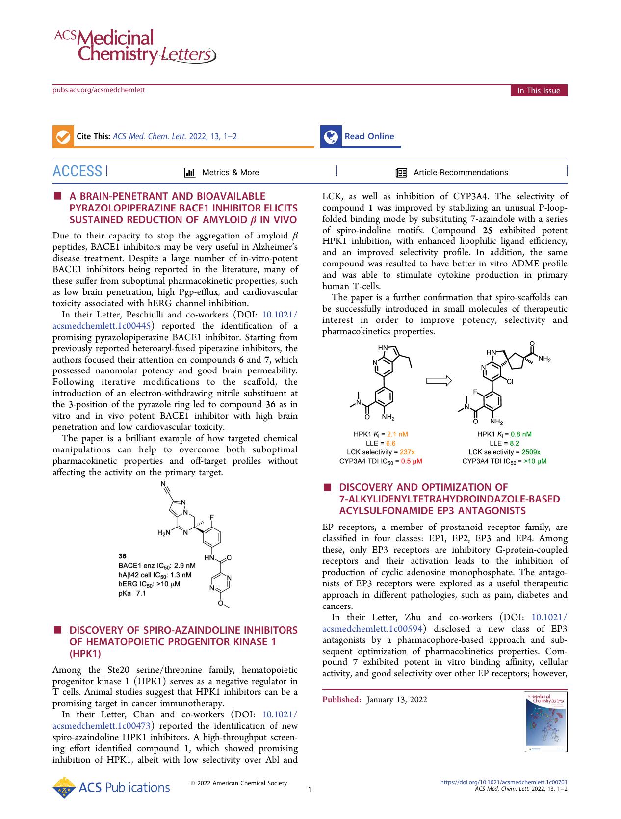 In This Issue, Volume 13, Issue 1 by Giuseppe La Regina