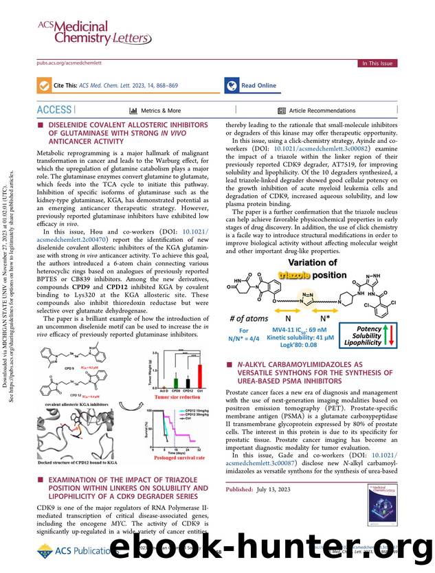 In This Issue, Volume 14, Issue 7 by Giuseppe La Regina