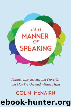 In a Manner of Speaking by McNairn Colin