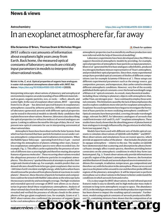 In an exoplanet atmosphere far, far away by Ella Sciamma-O’Brien & Thomas Drant & Nicholas Wogan
