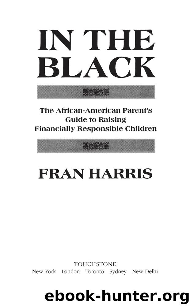 In the Black by Fran Harris