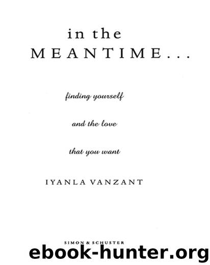 In the Meantime by Iyanla Vanzant