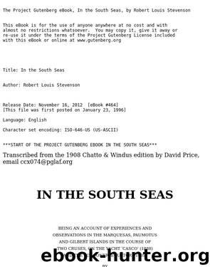 In the South Seas by Robert Louis Stevenson