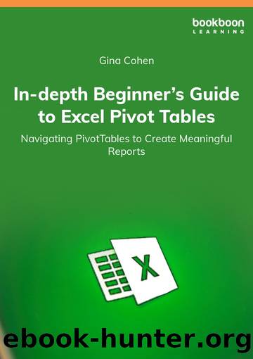 In-depth Beginnerâs Guide to Excel Pivot Tables by Gina Cohen