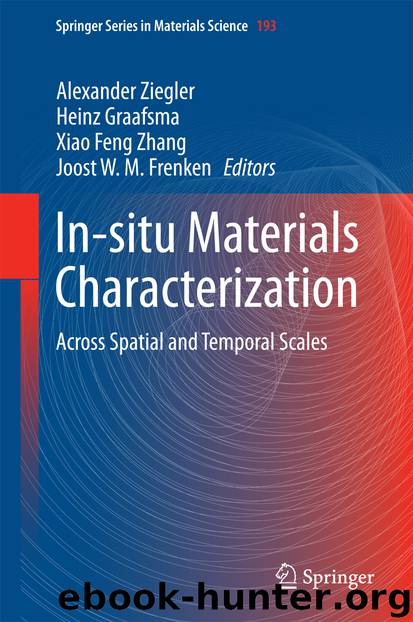 In-situ Materials Characterization by Alexander Ziegler Heinz Graafsma Xiao Feng Zhang & Joost W. M. Frenken