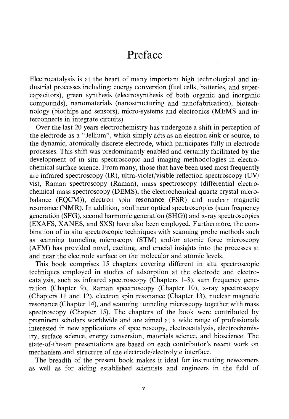 In-situ Spectroscopic Studies of Adsorption at the Electrode and Electrocatalysis by Shi-Gang Sun Paul Andrew Christensen and Andrzej Wieckowski (Eds.)