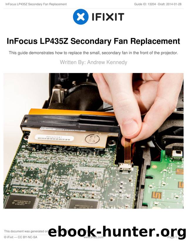 InFocus LP435Z Secondary Fan Replacement by Unknown