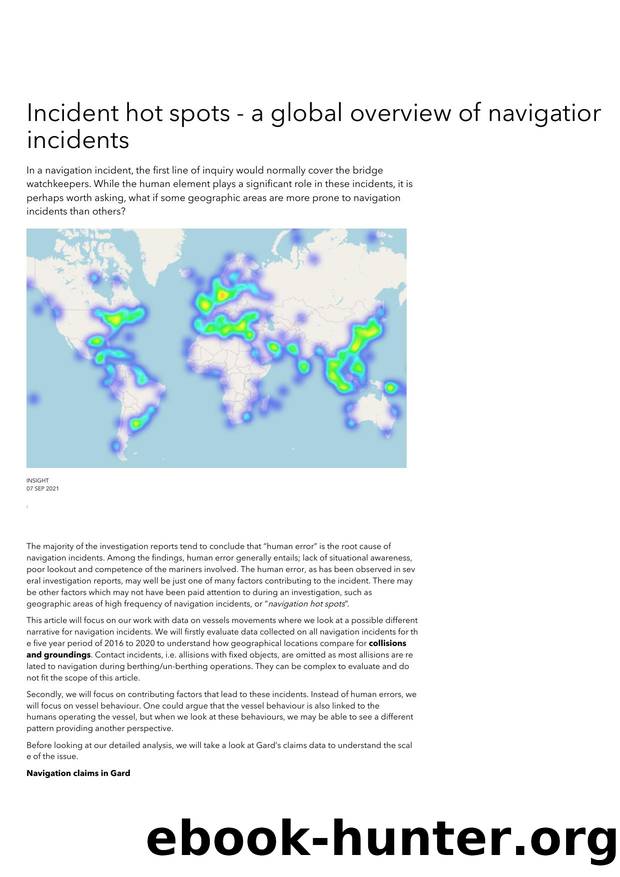 Incident hot spots - a global overview of navigation inci... - GARD by boo!