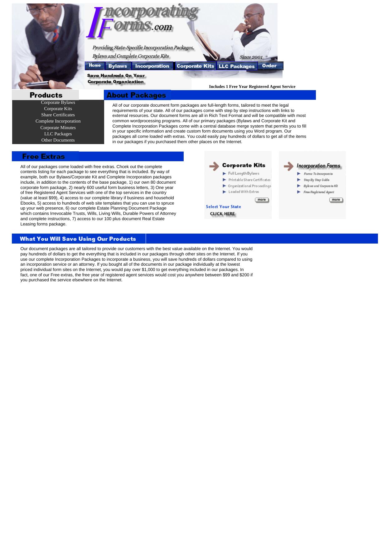 Incorporating Forms Bylaws And Corporate Kits. by Best of Kuszter's Collection