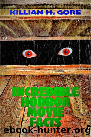Incredible Horror Movie Facts by Killian H. Gore