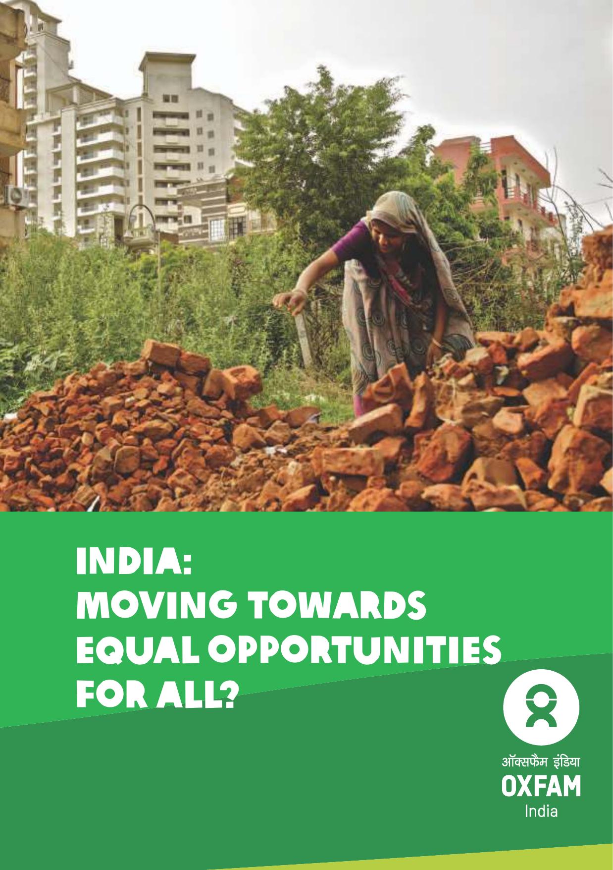 IndIa: MovIng Towards Equal Opportunities for all? by Lucy Dubochet