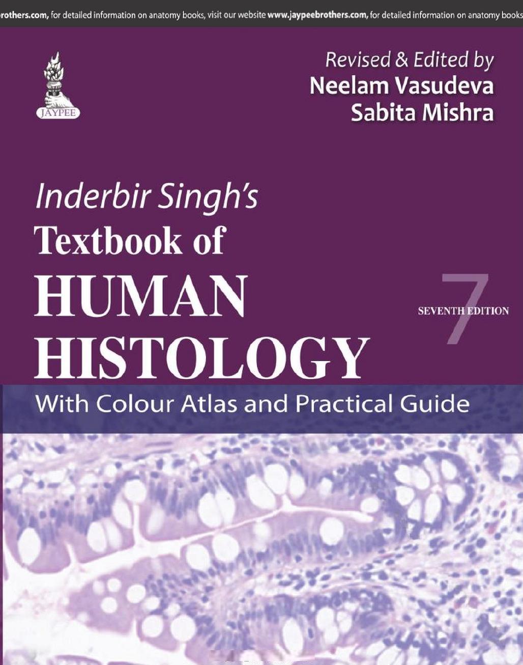 Inderbir Singh's Textbook of Human Histology by With Colour Atlas & Practical Guide