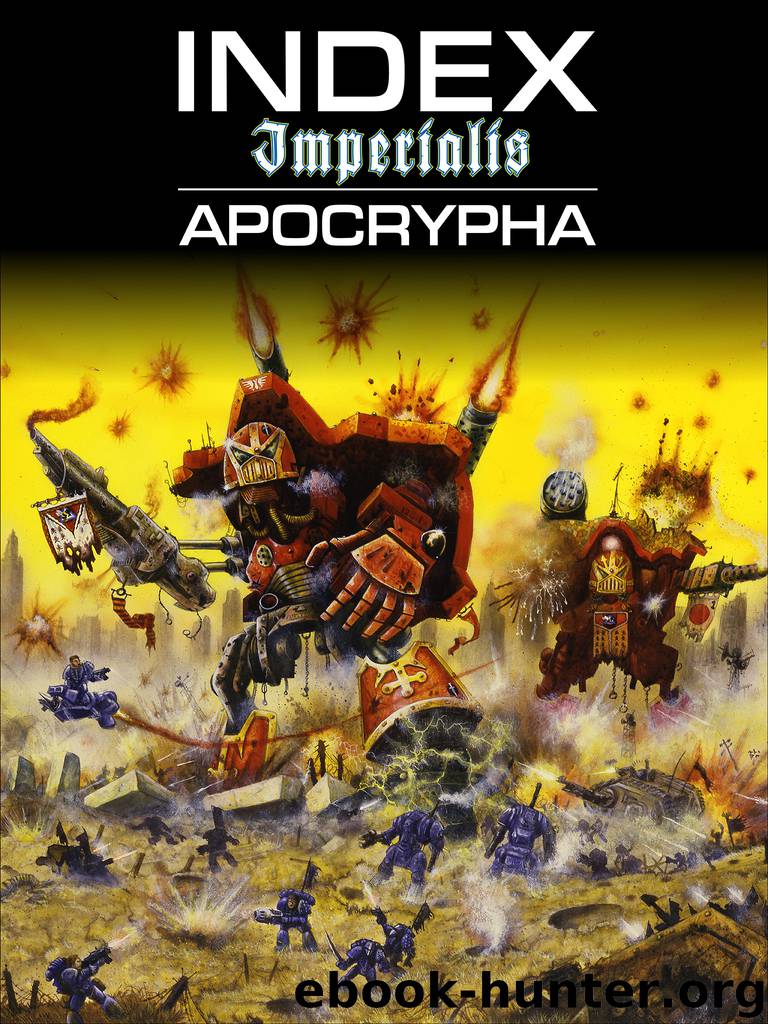 Index Imperialis Apocrypha by Games Workshop Ltd