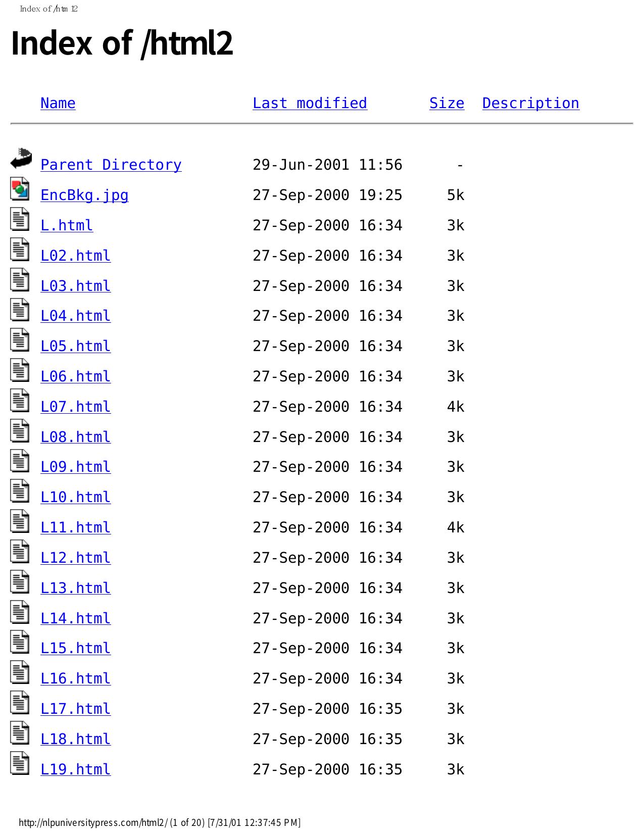 Index of html2 by NLP Encyclopedia
