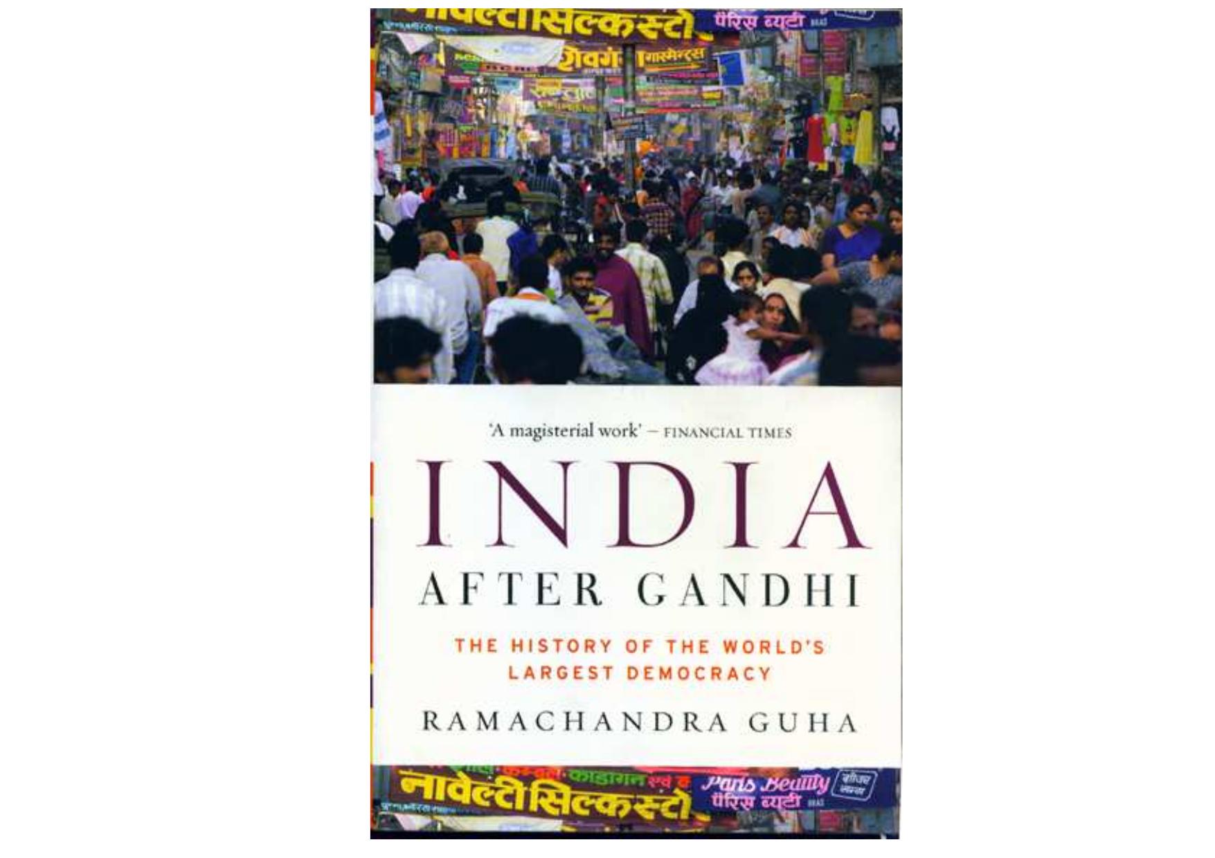 India After Gandhi by Ramachandra Guha