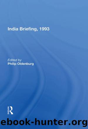 India Briefing, 1993 by Philip Oldenburg