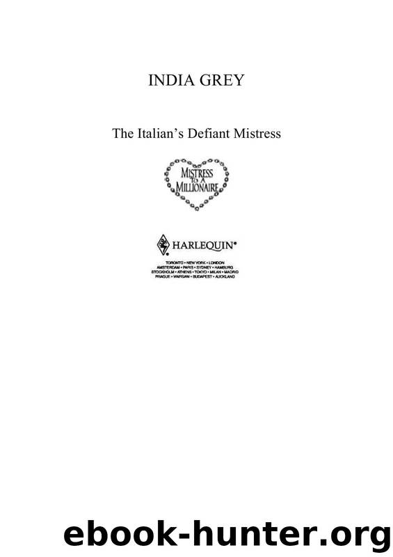 India Grey - The Italian's Defiant Wife by Anja