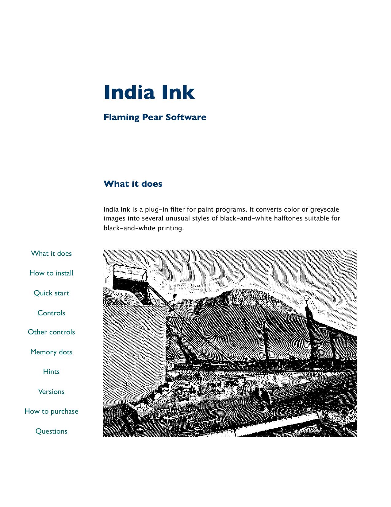 India Ink Guide by Lloyd Burchill