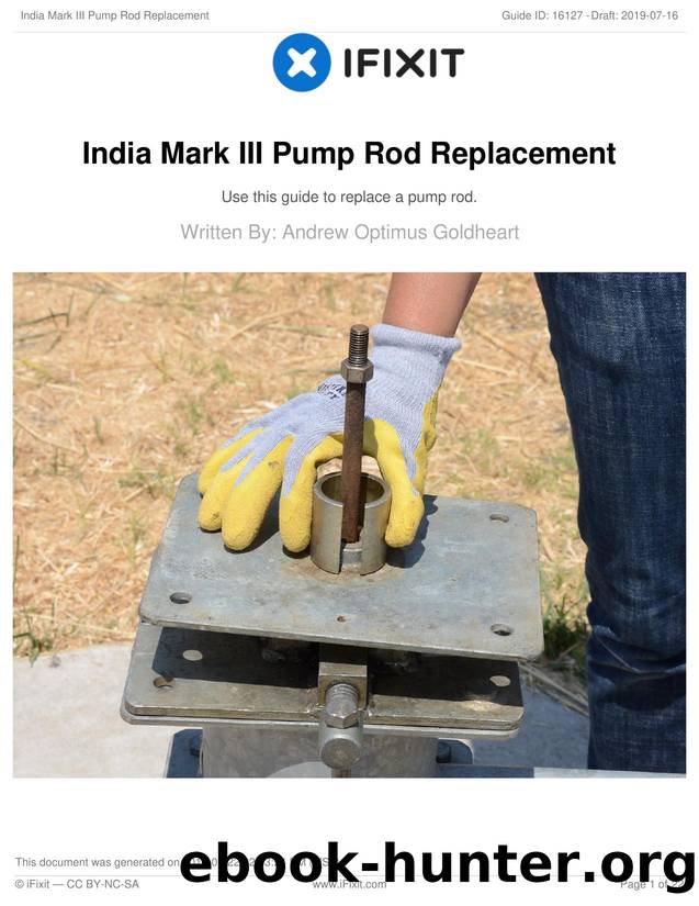 India Mark III Pump Rod Replacement by Unknown