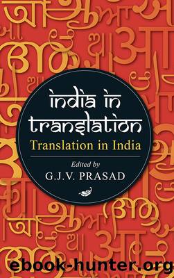 India in Translation, Translation in India by GJV Prasad;