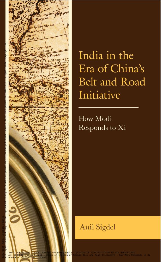 India in the era of China's belt and road initiative: How Modi responds to Xi by Anil Sigdel